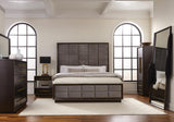 Durango Gray and Smoked Peppercorn 5-Piece Eastern King Bedroom Set from Coaster - Luna Furniture