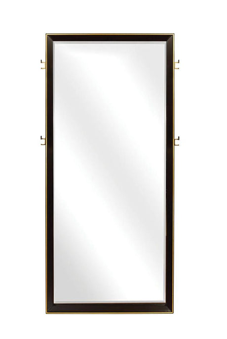 Durango Smoked Peppercorn Floor Mirror from Coaster - Luna Furniture