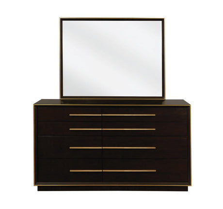 Durango Smoked Peppercorn Mirror (Mirror Only) from Coaster - Luna Furniture