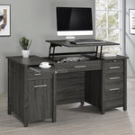 Dylan 4-drawer Lift Top Office Desk - 801576 - Luna Furniture