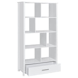 Dylan Rectangular 8-Shelf Bookcase from Coaster - Luna Furniture