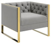 Eastbrook Tufted Back Chair Grey - 509113 - Luna Furniture