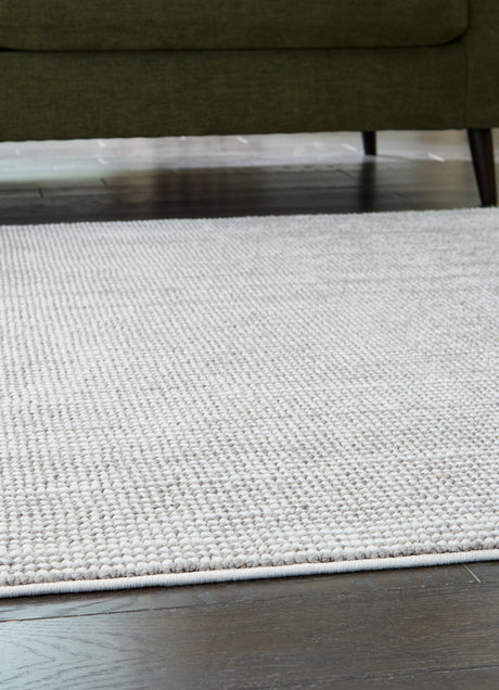 Eduring Ivory/Taupe Medium Rug from Ashley - Luna Furniture