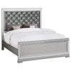 Eleanor Upholstered Tufted Bed Metallic - 223461KE - Luna Furniture