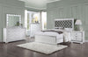 Eleanor Upholstered Tufted Bed White - 223561KE - Luna Furniture