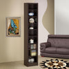 Eliam Rectangular Bookcase with 2 Fixed Shelves Cappuccino - 800285 - Luna Furniture