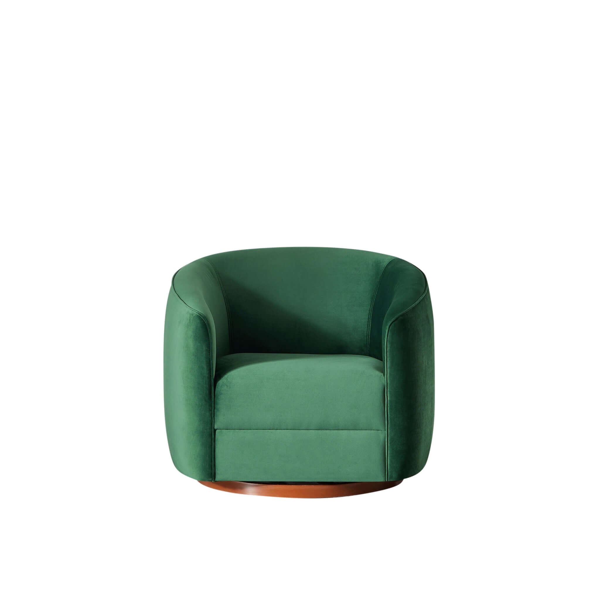 Elise Dark Green Velvet Swivel Chair – Luna Furniture Elise Dark Green Velvet Swivel Chair – Luna Furniture