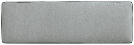 Elite Park Gray Outdoor Bench with Cushion from Ashley - Luna Furniture