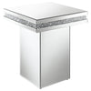 Elora Pedestal Square Top Accent Table Mirror - 936137 - Luna Furniture
