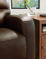 Emberla Coffee Swivel Glider Recliner - U4480561 - Luna Furniture
