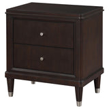 Emberlyn Brown 2-Drawer Nightstand from Coaster - Luna Furniture
