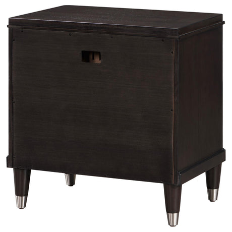Emberlyn Brown 2-Drawer Nightstand from Coaster - Luna Furniture