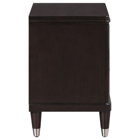 Emberlyn Brown 2-Drawer Nightstand from Coaster - Luna Furniture