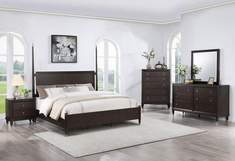 Emberlyn Brown 5-Drawer Bedroom Chest from Coaster - Luna Furniture