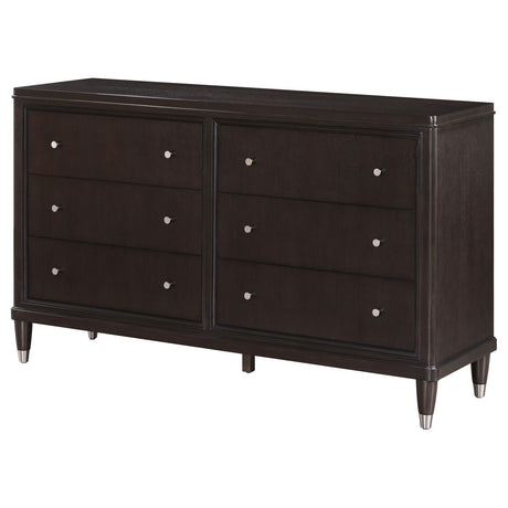 Emberlyn Brown 6-Drawer Bedroom Dresser from Coaster - Luna Furniture