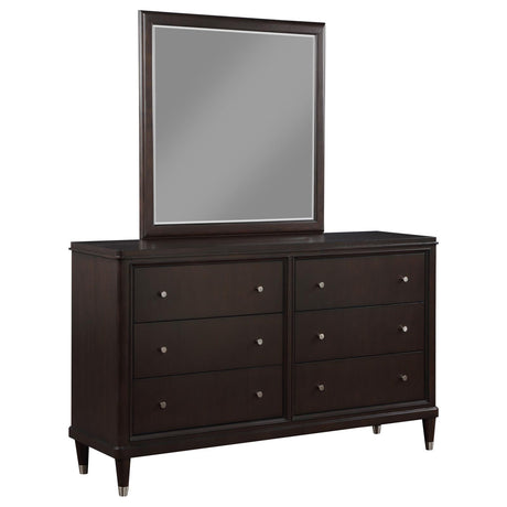Emberlyn 6-drawer Bedroom Dresser with Mirror Brown - 223063M - Luna Furniture