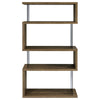 Emelle 4-shelf Bookcase with Glass Panels - 802339 - Luna Furniture