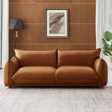 Emma Cognac Leather Sofa from Ashcroft Furniture - Luna Furniture