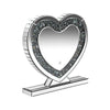 Euston Heart Shape Table Mirror Silver - 961528 - Luna Furniture
