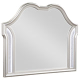 Evangeline Silver Oak Camel Top Dresser Mirror (Mirror Only) from Coaster - Luna Furniture