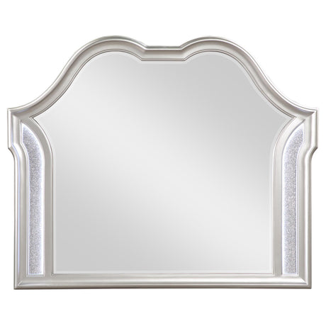Evangeline Silver Oak Camel Top Dresser Mirror (Mirror Only) from Coaster - Luna Furniture