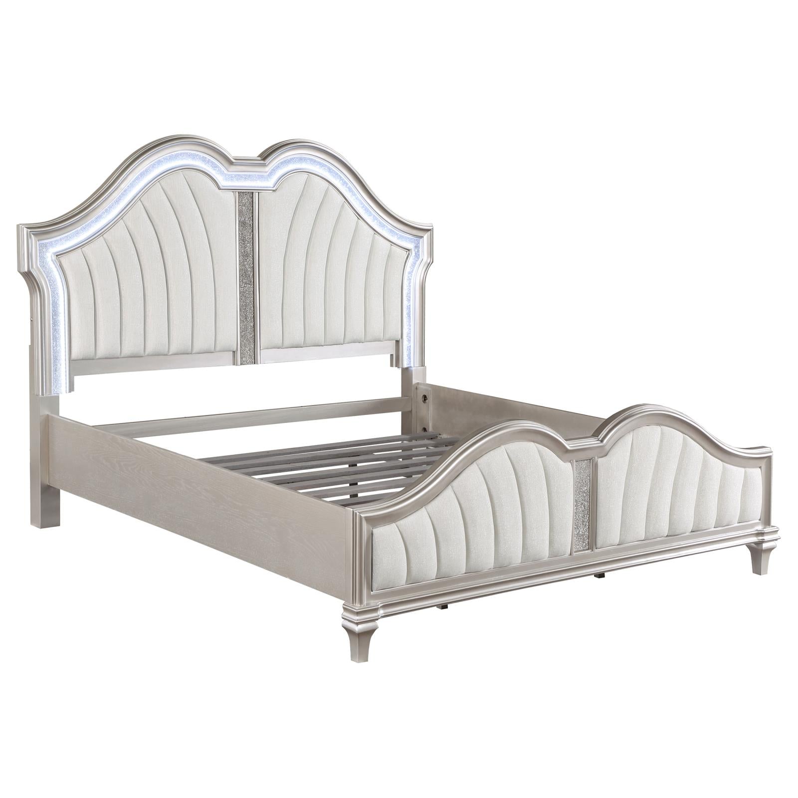 Evangeline Tufted Upholstered Platform California King Bed