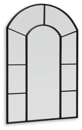Evengton Black Accent Mirror from Ashley - Luna Furniture