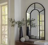 Evengton Black Accent Mirror from Ashley - Luna Furniture