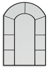 Evengton Black Accent Mirror from Ashley - Luna Furniture