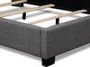 Melody Dark Gray Queen Upholstered Bed