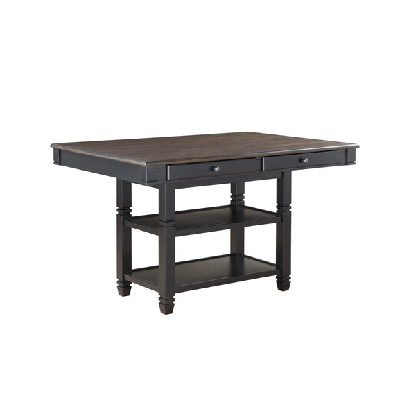 Baywater Black/Brown Counter Height Set