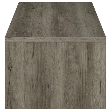 Felix Gray Driftwood 2-Drawer Rectangular Engineered Wood Coffee Table from Coaster - Luna Furniture