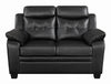 Finley Tufted Upholstered Loveseat Black - 506552 - Luna Furniture