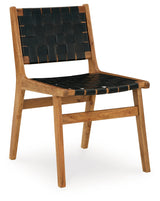 Fortmaine Brown/Black Dining Chair, Set of 2 - D872-01 - Luna Furniture