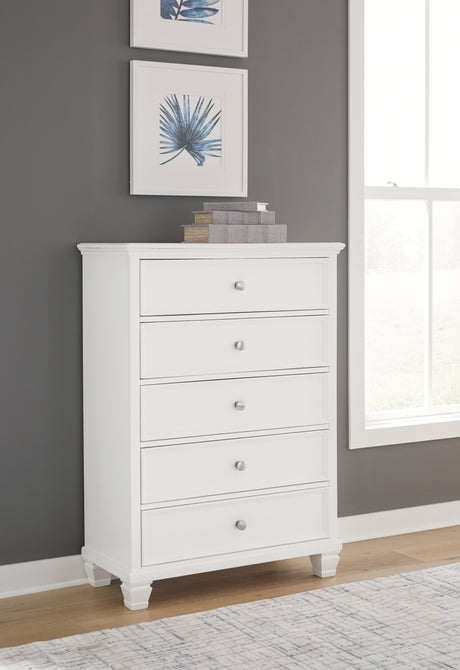 Fortman White Chest of Drawers - B680-46 - Luna Furniture