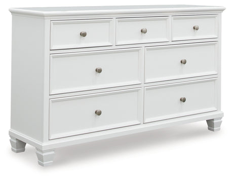 Fortman White Dresser - B680-31 - Luna Furniture