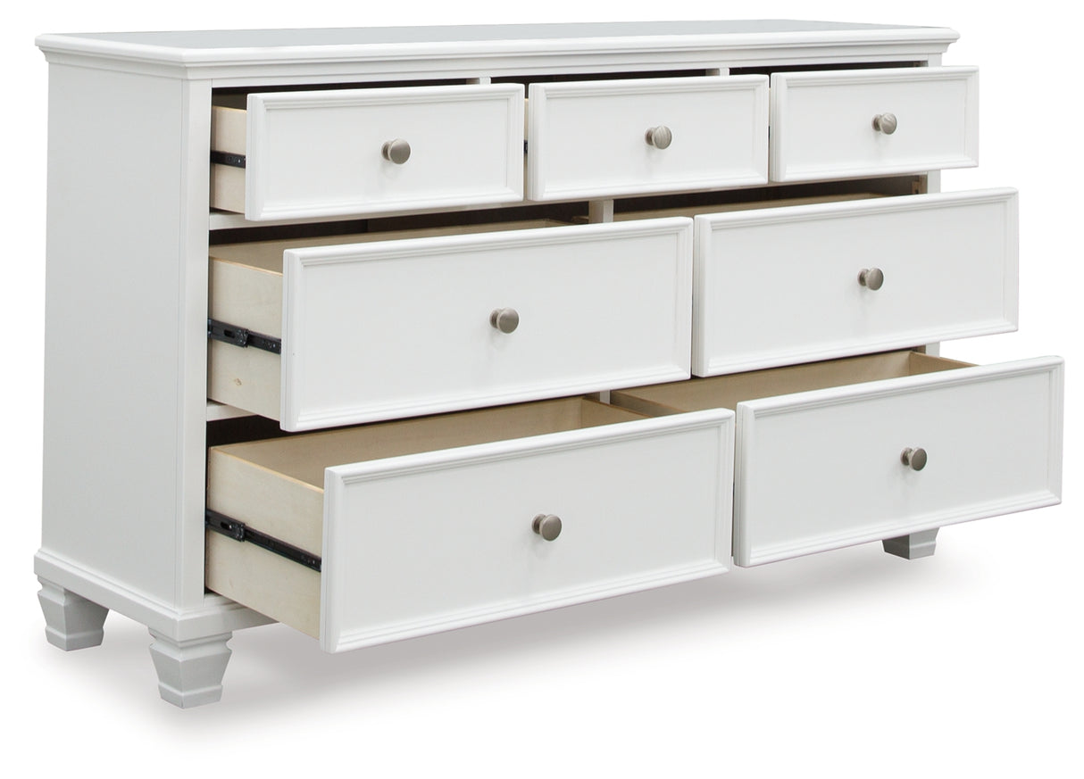 Fortman White Dresser from Ashley - Luna Furniture