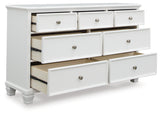 Fortman White Dresser from Ashley - Luna Furniture