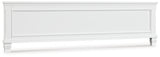Fortman White King/California King Panel Footboard from Ashley Furniture - Luna Furniture