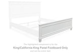 Fortman White King/California King Panel Footboard from Ashley Furniture - Luna Furniture