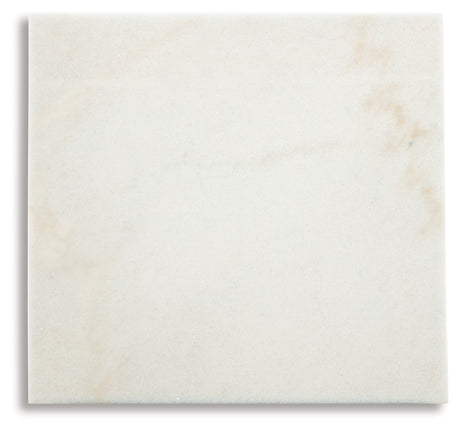 Fostead White/Espresso End Table from Ashley - Luna Furniture