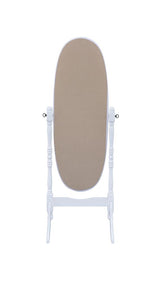 Foyet Oval Cheval Mirror White - 950802 - Luna Furniture