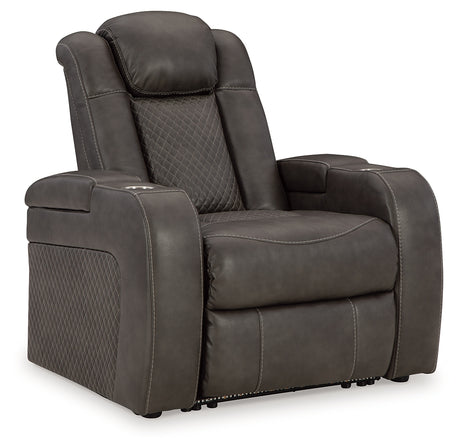 Fyne-Dyme Shadow Power Recliner from Ashley - Luna Furniture