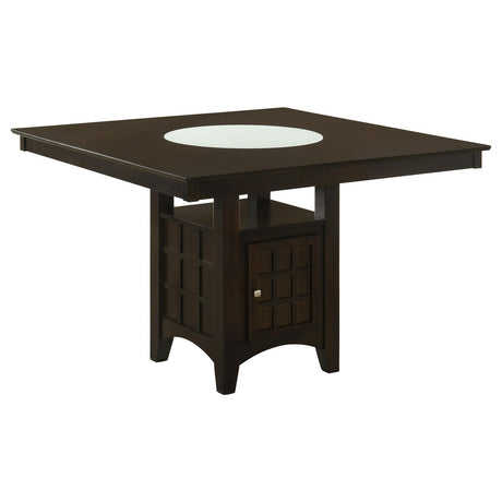 Gabriel 5-piece Square Counter Height Dining Set Cappuccino - 100438-S5 - Luna Furniture