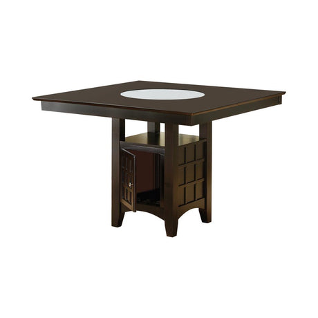 Gabriel Storage Counter Height Table Cappuccino - 100438 - Luna Furniture