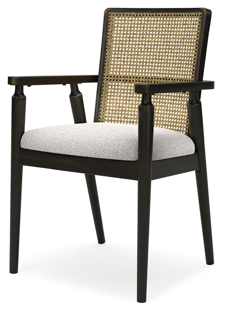 Galliden Black Dining Arm Chair, Set of 2 from Ashley - Luna Furniture