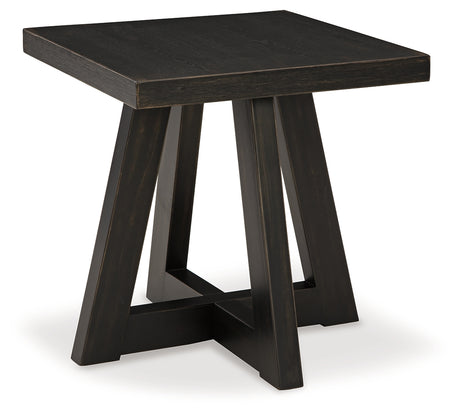 Galliden Black End Table - T841-2 - Luna Furniture