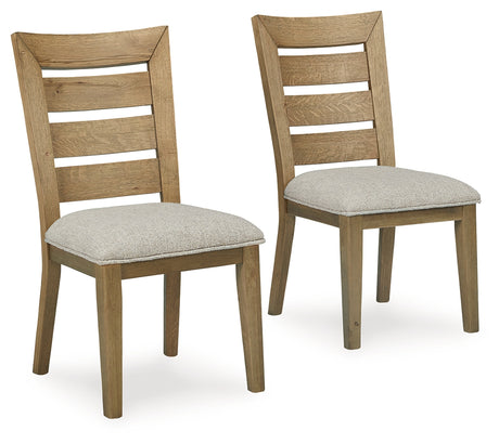 Galliden Light Brown Dining Chair, Set of 2 - D841-04 - Luna Furniture
