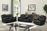 Galveston Black Reclining Living Room Set from Happy Homes - Luna Furniture