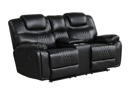 Galveston Black Reclining Living Room Set from Happy Homes - Luna Furniture